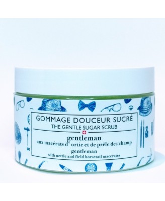 Gommage visage et corps au sucre, Gentleman (homme)