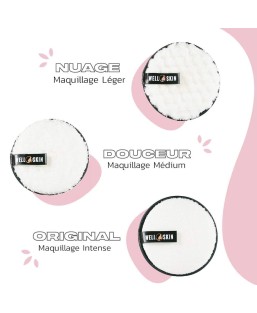 Disque démaquillant en microfibre