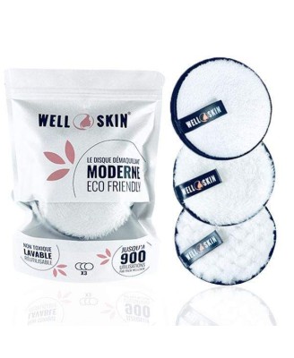 Disque démaquillant en microfibre