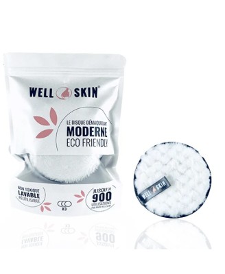 Disque démaquillant en microfibre